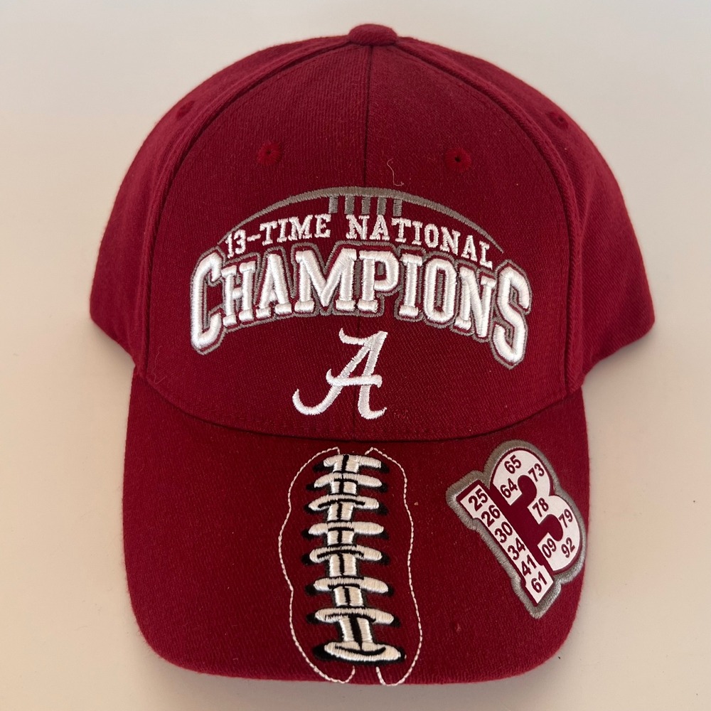 Top of the World Alabama Hat Unisex OS Crimson Good 13-Time National Champions